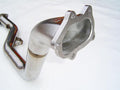 304 Stainless Steel Mandrel-Bent Catless Downpipe