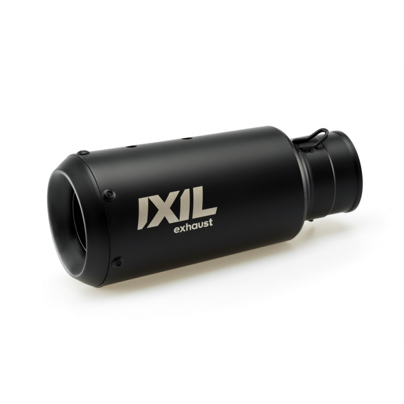 Conical Muffler, Stainless Steel, Black Painted