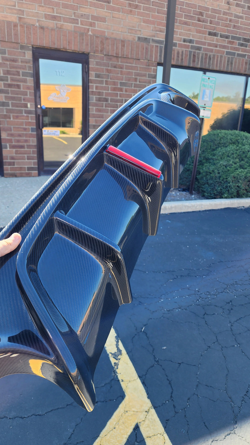 Carbon Fiber 3rd Brake Light Diffuser