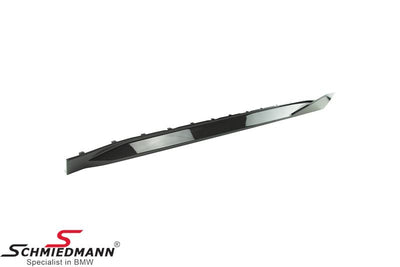 Genuine Left-Side Carbon Fiber Sill Insert