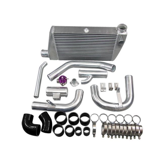 Front Mount Intercooler and Piping Kit 20x12x3.5 Inch