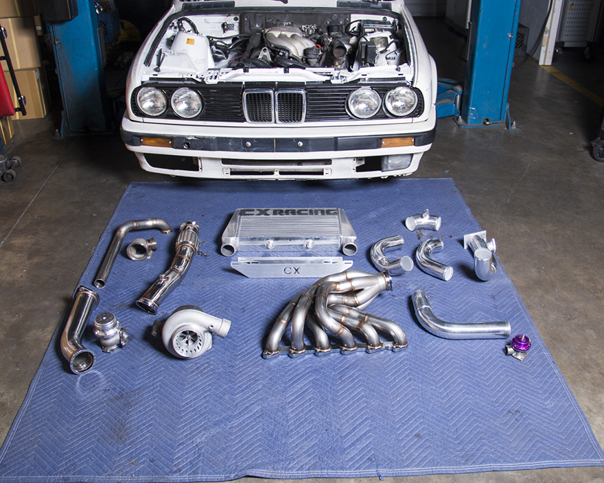 BMW E30 M20 T4 GT35 Turbocharger Kit