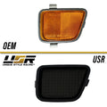 Euro Smoke Front Bumper Side Marker Reflector