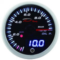 SLD Smoked Lens 52mm Digital+Analog Oil Pressure Gauge