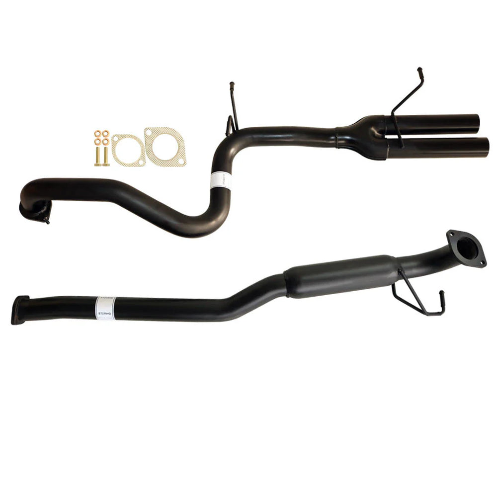 2.5-Inch Cat-Back Exhaust System with Hotdog and Dual Outlet