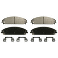 Front and Rear Disc Rotors and Ceramic Brake Pads Kit