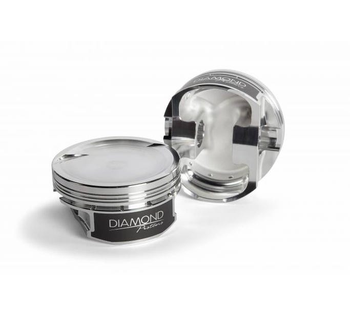 Forged Dish Piston Set, 4.130" Bore