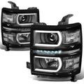 LED DRL Projector Headlights