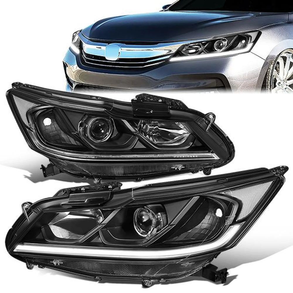 Projector Headlights with LED DRL