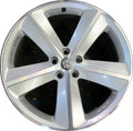 20x9 5-Lug 115mm 25.5mm Offset Silver Machined Aluminum Wheel