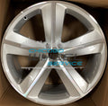 20x9 5-Lug 115mm 25.5mm Offset Silver Machined Aluminum Wheel