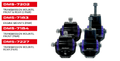 Front and Rear Transmission Mount Set
