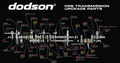 Front and Rear Transmission Mount Set