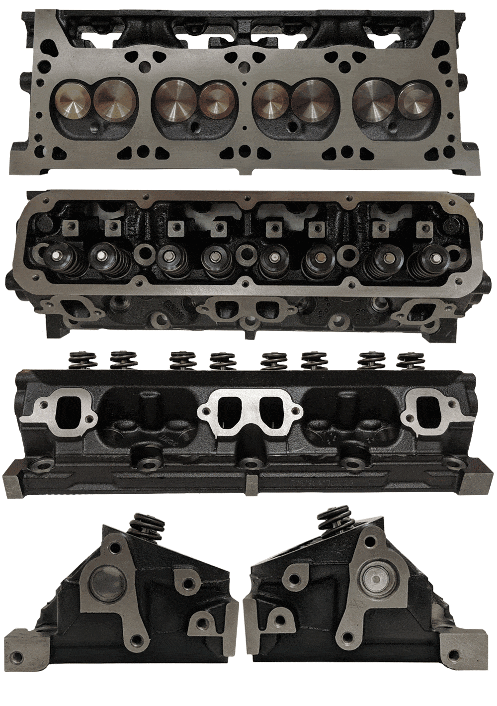 EngineQuest Assembled Cast Iron Cylinder Head Pair