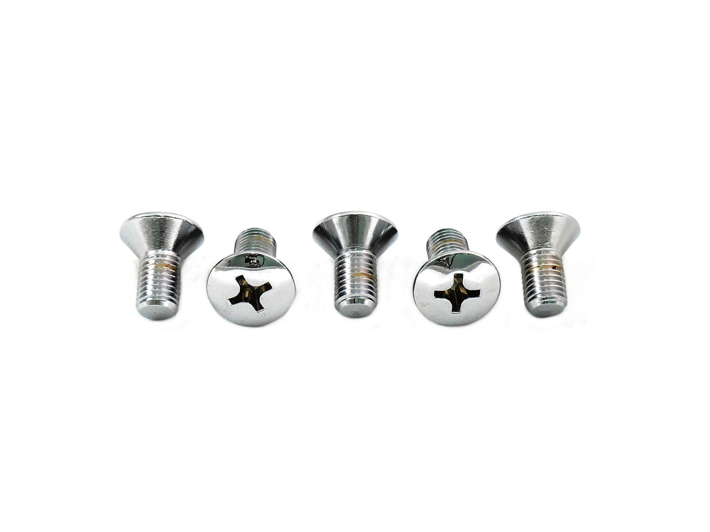 3/4-Inch Oval Head Phillips Chrome Screws (3-Pack)