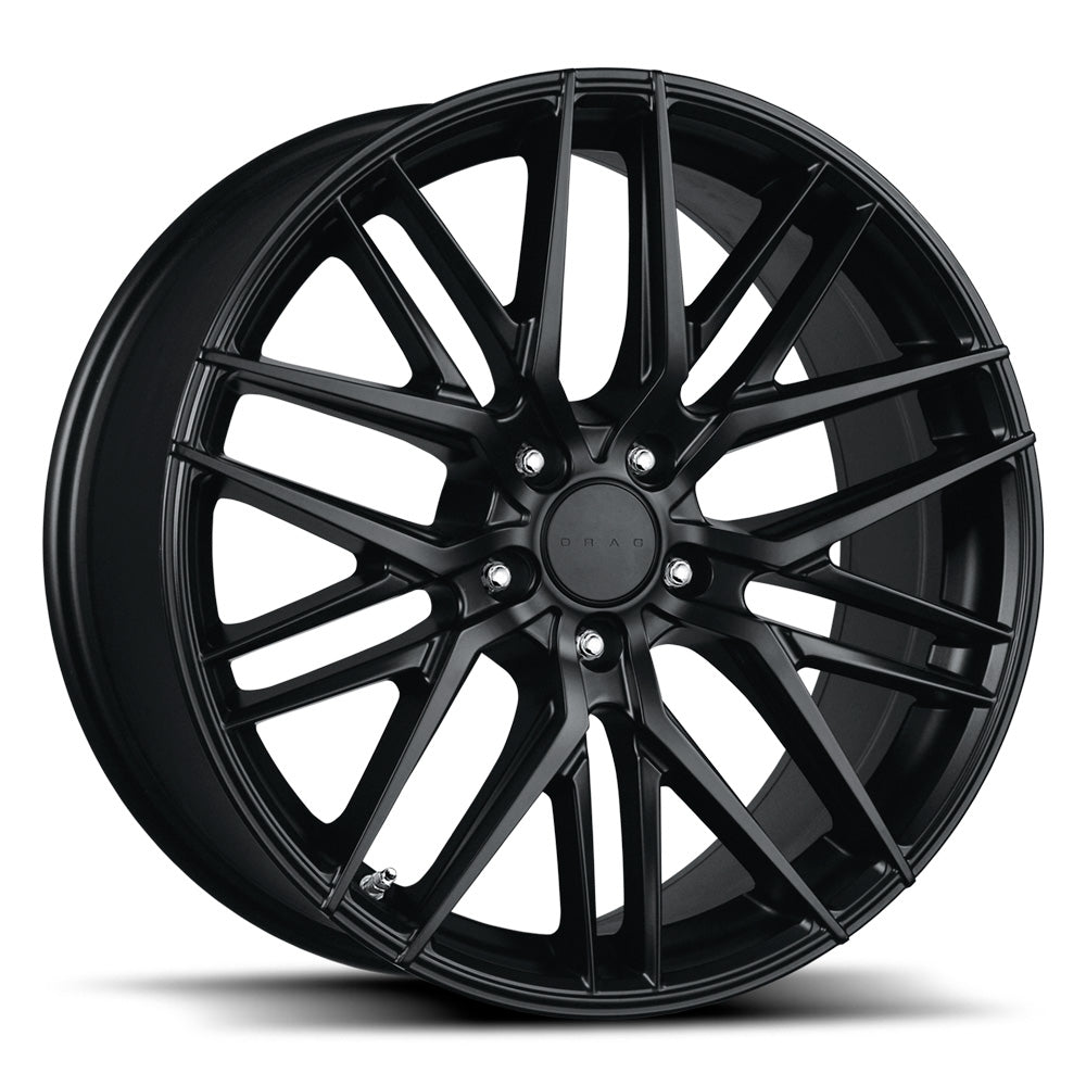 DR-77 17x7.50 +40mm 5x114.3 Flat Black Alloy Wheel