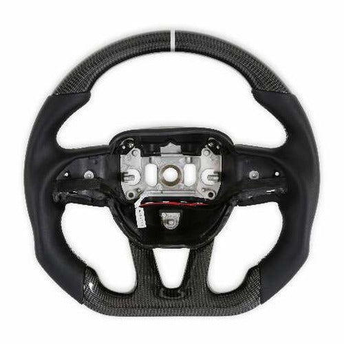 Alcantara Flat-Bottom Steering Wheel