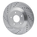 Drilled and Slotted Rear Brake Rotor