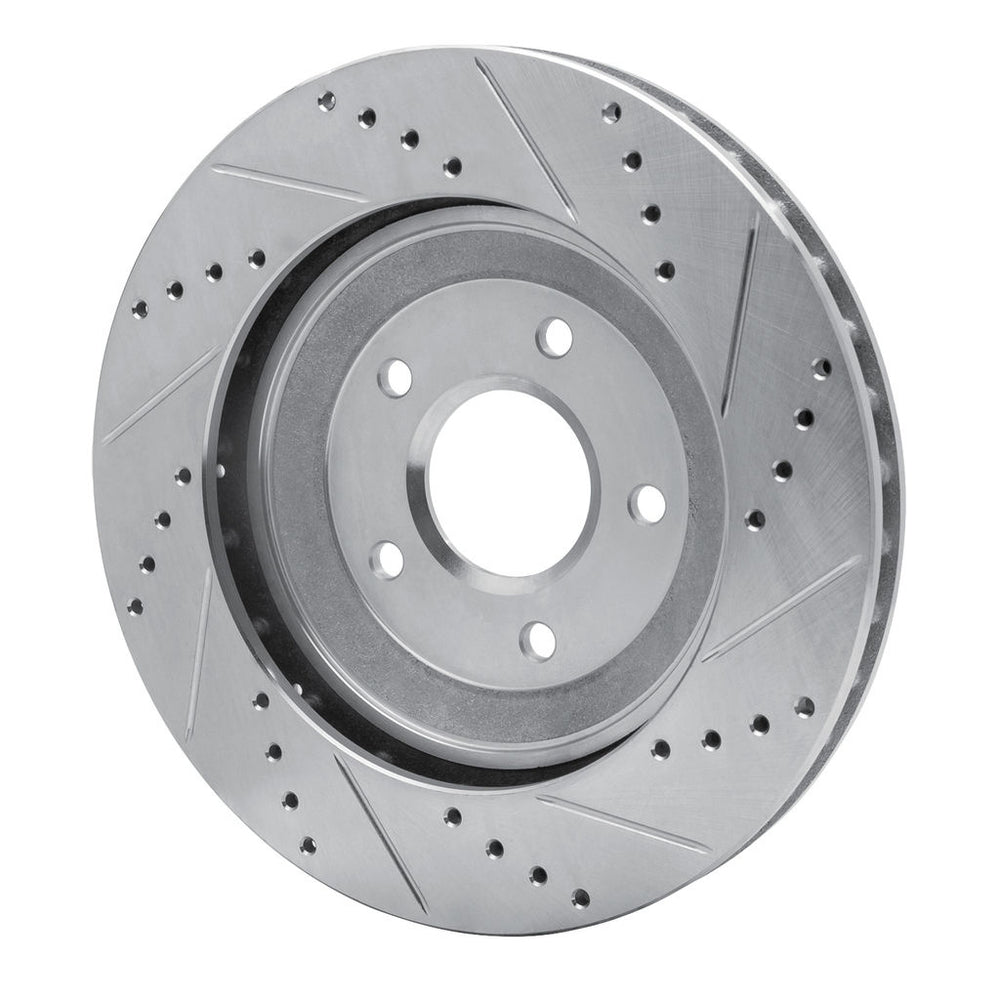 Drilled and Slotted Rear Brake Rotor