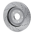 Drilled and Slotted Rear Brake Rotor
