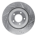 Drilled and Slotted Rear Brake Rotor