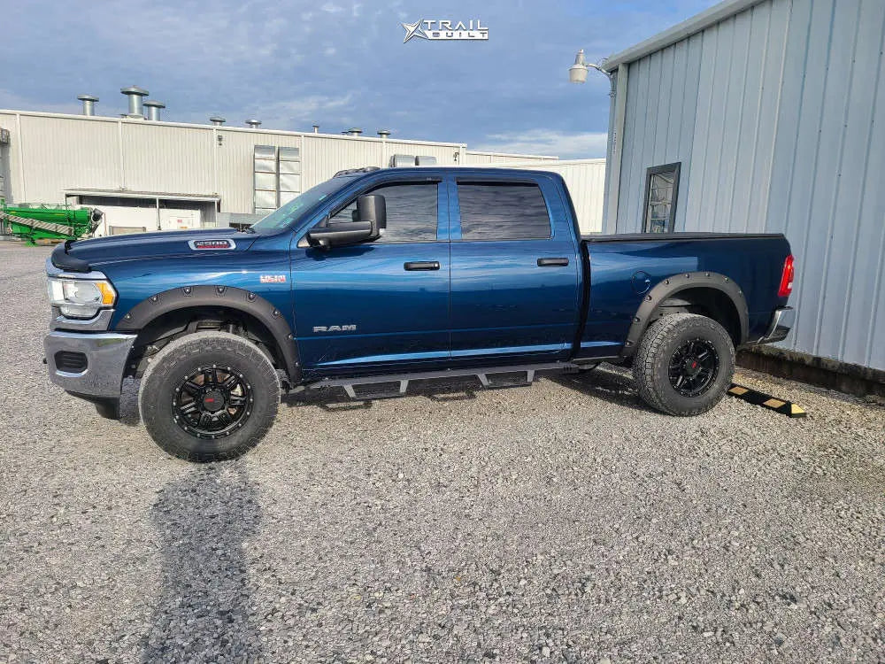Rebel 17x8.5 -6mm Offset 5x127 Flat Black Full Painted Wheel