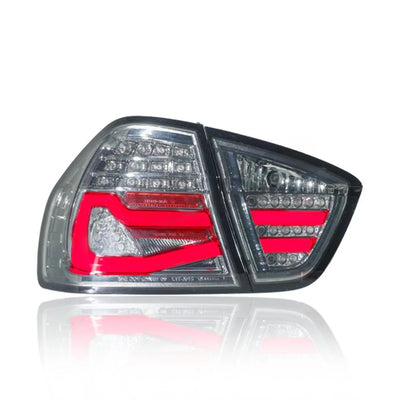 LED Light Bar Taillights, Smoke