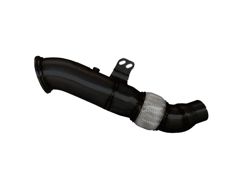 B58A Catless Stainless Steel Race Downpipe
