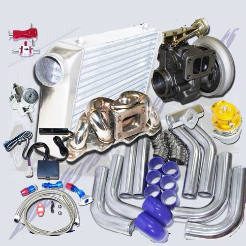 Turbocharger Kit with Intercooler and Piping