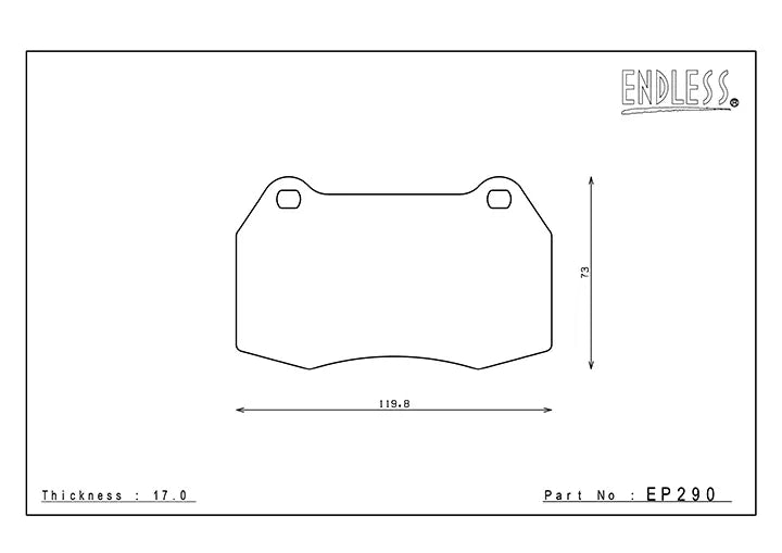MX72 Plus Front Brake Pad