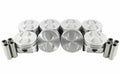 Cast Flat Top Piston Set, 4.00-inch Bore