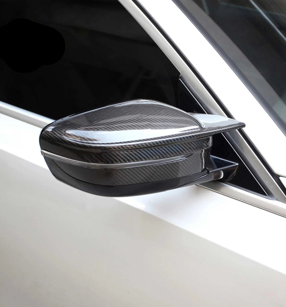Dry Carbon Fiber Mirror Caps