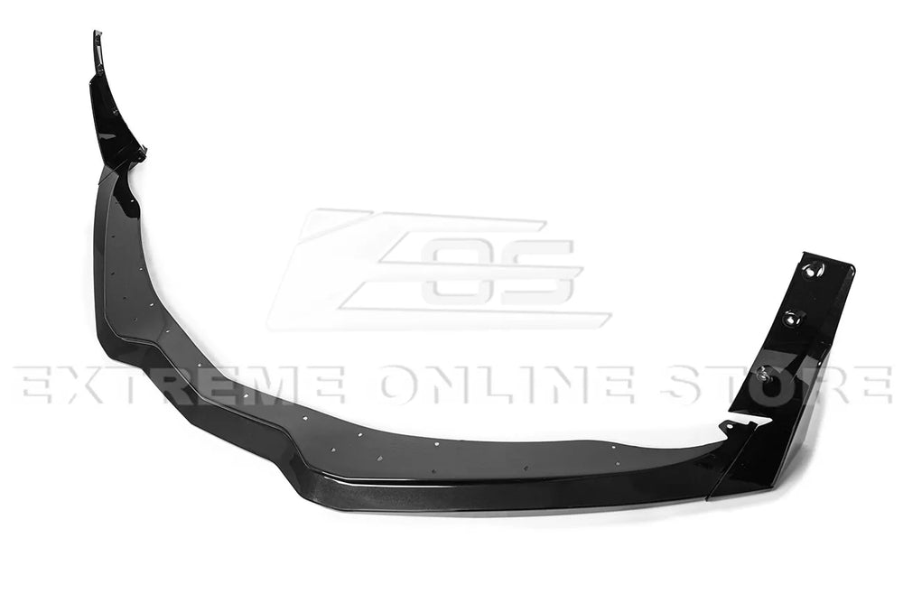 Stage 3 Style Front Bumper Lip Splitter with Side Winglets