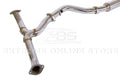 Axle Back Exhaust Quad Burnt Tips
