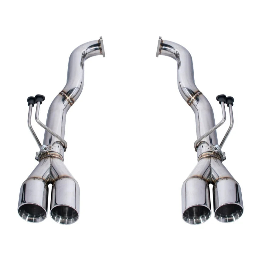 Muffler Delete Axle Back Exhaust Quad-Tip