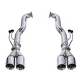 Muffler Delete Axle Back Exhaust Quad-Tip
