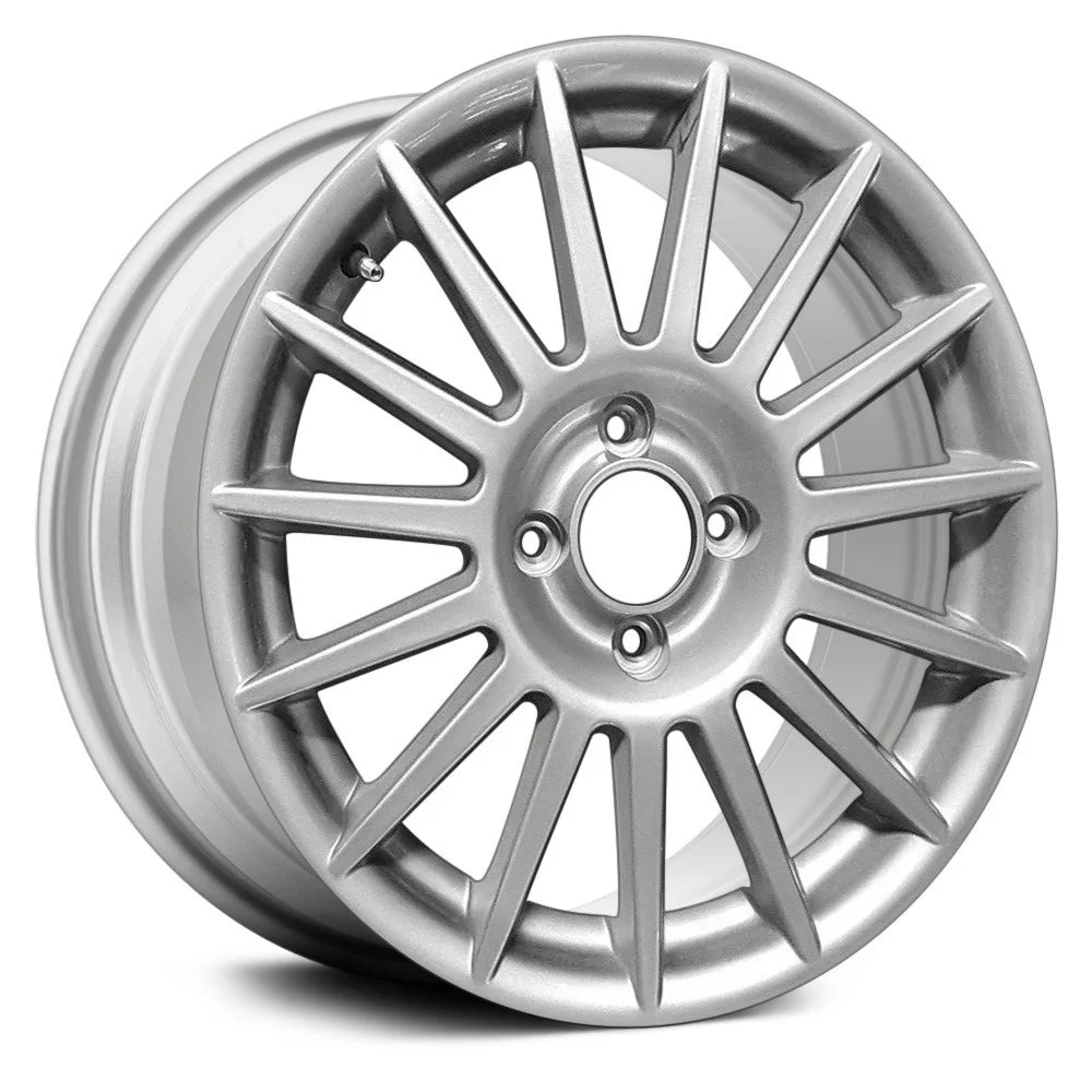 17x7 4x108 49mm Grey 15-Spoke OEM Replacement Wheel