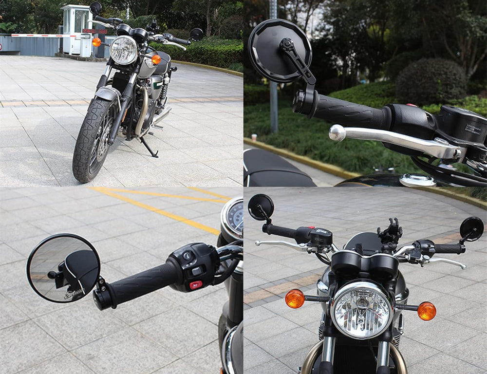 CNC Forged Aluminum Bar End Mirrors