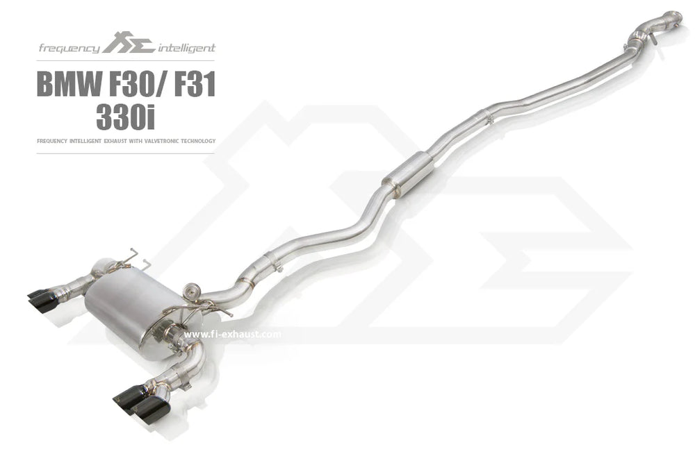 Valvetronic Exhaust System with Quad Black Tips