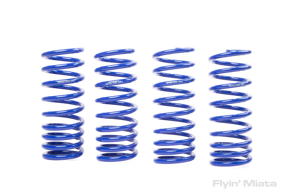 Front 318 lb/in, Rear 233 lb/in Coil Springs