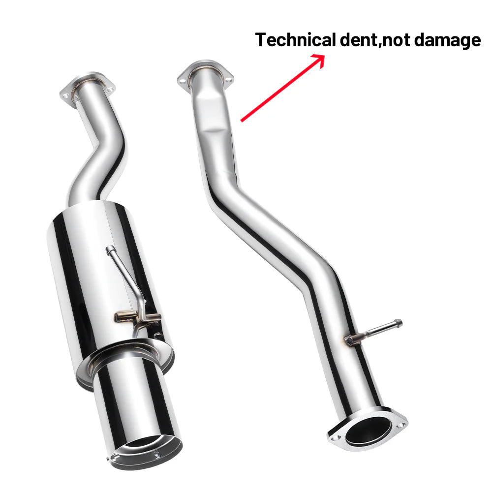 3-Inch Catback Exhaust System with 4.5-Inch Single Tip