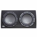 Audio -F1 Dual 12-Inch Amplified Subwoofer Enclosure