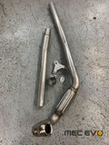 CR140 2.5-Inch SS304 DPF Delete Exhaust Downpipe Kit