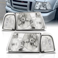 Headlight Assembly, Chrome Housing