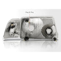 Headlight Assembly, Chrome Housing