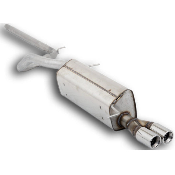 Rear Silencer [2x76mm Rolled Straight Tailpipe]