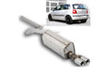 Rear Silencer [2x76mm Rolled Straight Tailpipe]