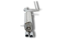Rear Silencer [2x76mm Rolled Straight Tailpipe]