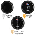 10-Color Digital Oil Pressure Gauge