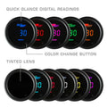 10-Color Digital Oil Pressure Gauge